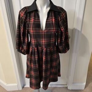 Smith & Quinn New Plaid Dress Size Small